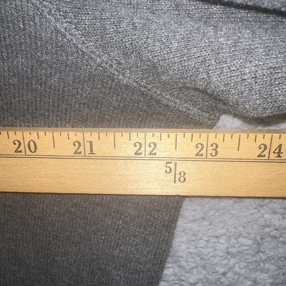 VTG Polo Ralph Lauren Sweater Men's Size L Gray/Blue Pony Shawl Collar Pullover - Picture 8 of 9